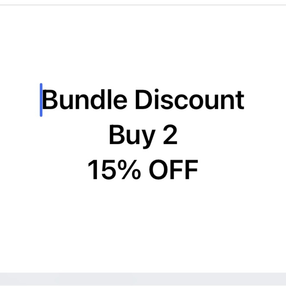 Bundle Discount Offer